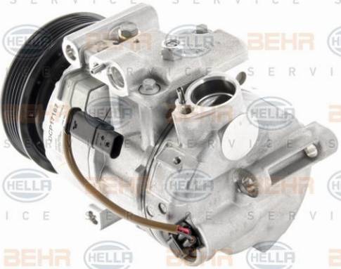 HELLA 8FK 351 007-171 - Компрессор кондиционера autospares.lv