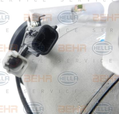 HELLA 8FK 351 007-801 - Компрессор кондиционера autospares.lv