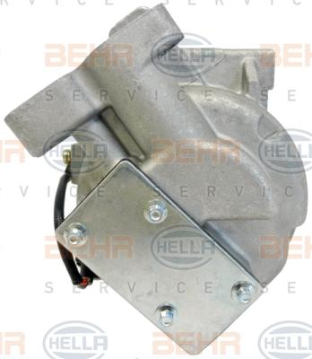 HELLA 8FK 351 007-801 - Компрессор кондиционера autospares.lv