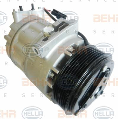 HELLA 8FK 351 115-631 - Компрессор кондиционера autospares.lv