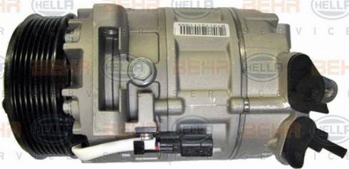 HELLA 8FK 351 007-331 - Компрессор кондиционера autospares.lv