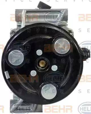 HELLA 8FK 351 109-911 - Компрессор кондиционера autospares.lv