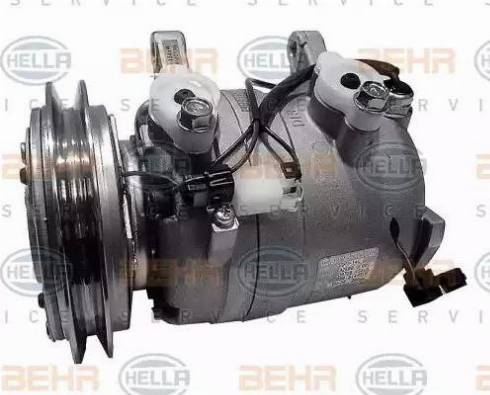 HELLA 8FK 351 109-181 - Компрессор кондиционера autospares.lv