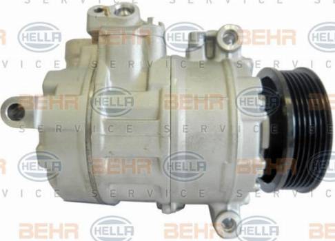 HELLA 8FK 351 105-941 - Компрессор кондиционера autospares.lv