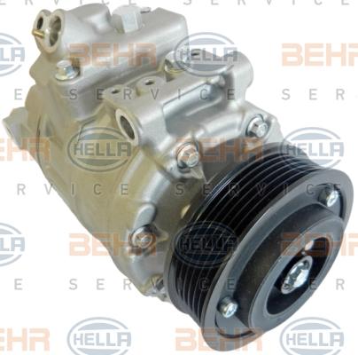 HELLA 8FK 351 105-941 - Компрессор кондиционера autospares.lv