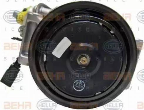 HELLA 8FK 351 105-411 - Компрессор кондиционера autospares.lv