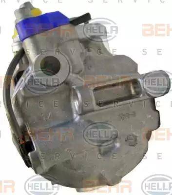 HELLA 8FK 351 105-421 - Компрессор кондиционера autospares.lv