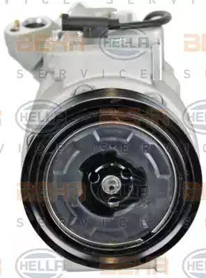 HELLA 8FK 351 105-531 - Компрессор кондиционера autospares.lv