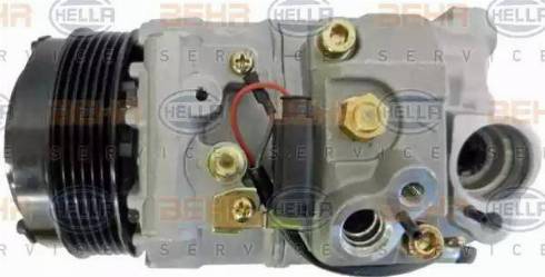 HELLA 8FK 351 105-631 - Компрессор кондиционера autospares.lv