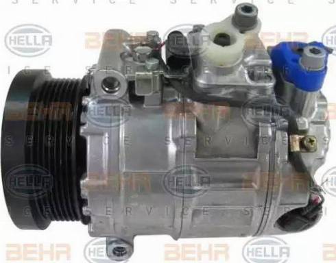 HELLA 8FK 351 105-141 - Компрессор кондиционера autospares.lv