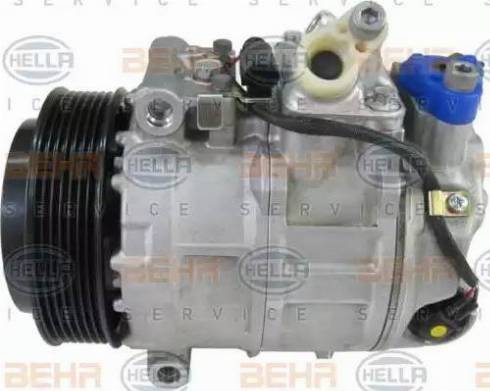 HELLA 8FK 351 105-151 - Компрессор кондиционера autospares.lv