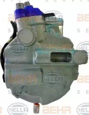 HELLA 8FK 351 105-111 - Компрессор кондиционера autospares.lv