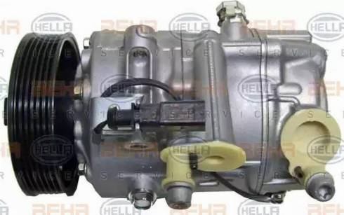 HELLA 8FK 351 105-181 - Компрессор кондиционера autospares.lv