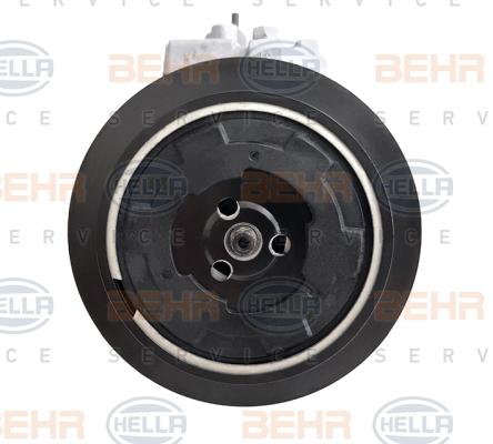 HELLA 8FK 351 105-811 - Компрессор кондиционера autospares.lv