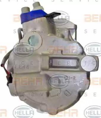 HELLA 8FK 351 105-391 - Компрессор кондиционера autospares.lv