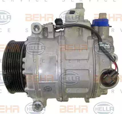 HELLA 8FK 351 105-351 - Компрессор кондиционера autospares.lv