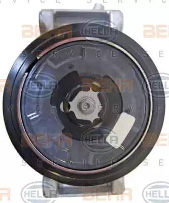 HELLA 8FK 351 105-351 - Компрессор кондиционера autospares.lv