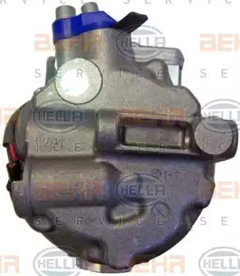 HELLA 8FK 351 105-381 - Компрессор кондиционера autospares.lv