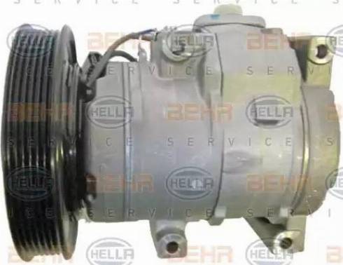 HELLA 8FK 351 105-321 - Компрессор кондиционера autospares.lv