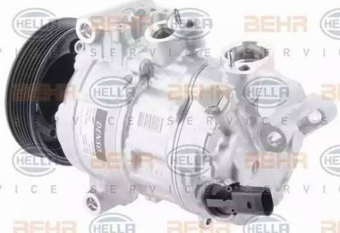 HELLA 8FK 351 105-211 - Компрессор кондиционера autospares.lv