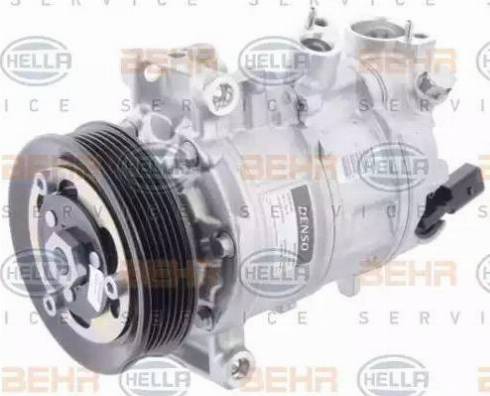 HELLA 8FK 351 105-211 - Компрессор кондиционера autospares.lv