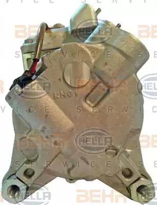 HELLA 8FK 351 105-221 - Компрессор кондиционера autospares.lv