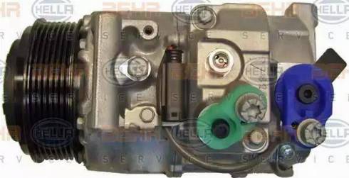 HELLA 8FK 351 105-271 - Компрессор кондиционера autospares.lv