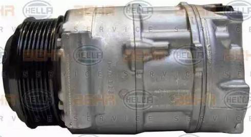 HELLA 8FK 351 105-271 - Компрессор кондиционера autospares.lv