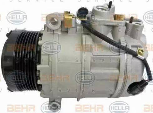 HELLA 8FK 351 105-771 - Компрессор кондиционера autospares.lv