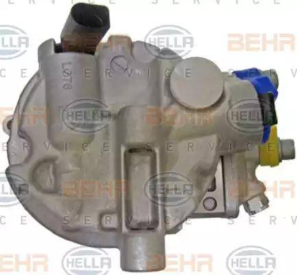 HELLA 8FK 351 106-431 - Компрессор кондиционера autospares.lv