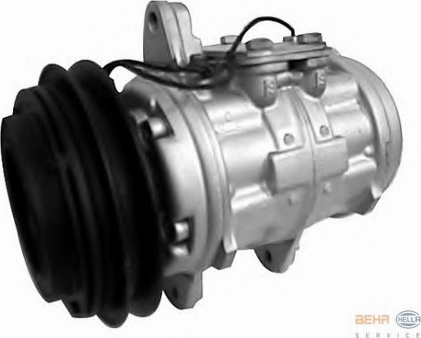 HELLA 8FK 351 106-511 - Компрессор кондиционера autospares.lv