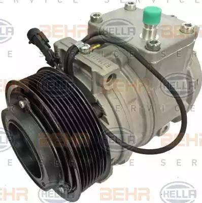 HELLA 8FK 351 106-571 - Компрессор кондиционера autospares.lv