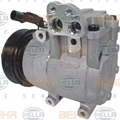 HELLA 8FK 351 106-391 - Компрессор кондиционера autospares.lv