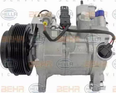 HELLA 8FK 351 100-601 - Компрессор кондиционера autospares.lv