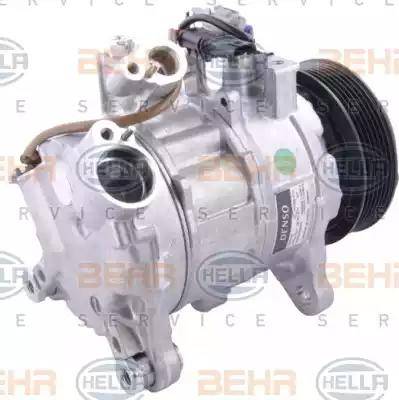 HELLA 8FK 351 100-101 - Компрессор кондиционера autospares.lv