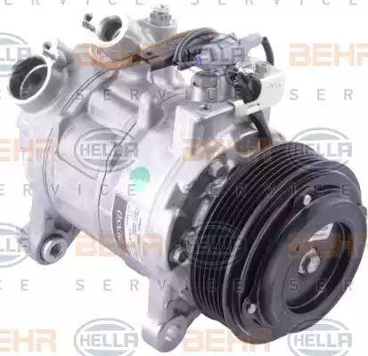 HELLA 8FK 351 100-101 - Компрессор кондиционера autospares.lv