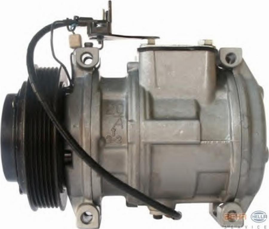 HELLA 8FK 351 108-691 - Компрессор кондиционера autospares.lv