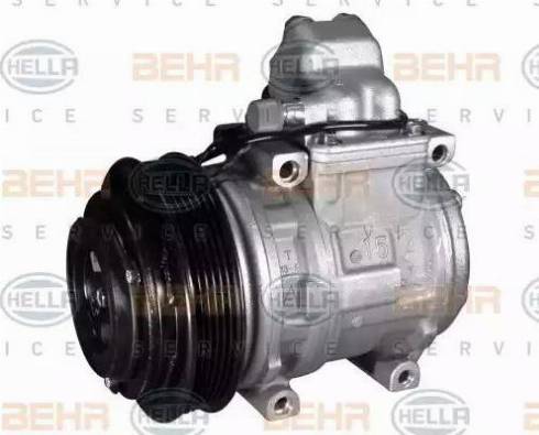 HELLA 8FK 351 108-291 - Компрессор кондиционера autospares.lv