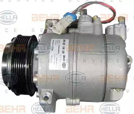 HELLA 8FK 351 108-251 - Компрессор кондиционера autospares.lv