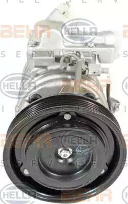 HELLA 8FK 351 108-261 - Компрессор кондиционера autospares.lv