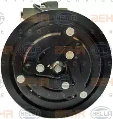 HELLA 8FK 351 103-581 - Компрессор кондиционера autospares.lv