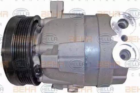 HELLA 8FK 351 102-011 - Компрессор кондиционера autospares.lv