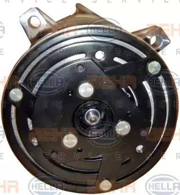 HELLA 8FK 351 102-011 - Компрессор кондиционера autospares.lv