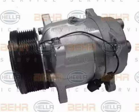 HELLA 8FK 351 102-131 - Компрессор кондиционера autospares.lv