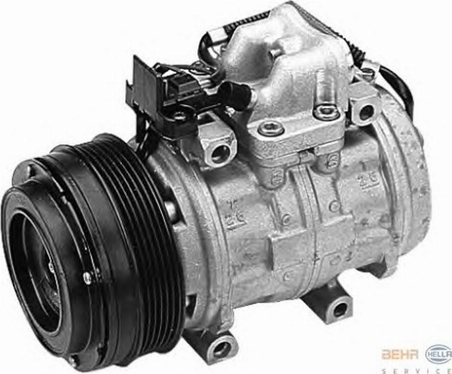 HELLA 8FK351107611 - Компрессор кондиционера autospares.lv