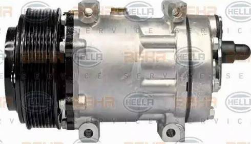 HELLA 8FK 351 119-891 - Компрессор кондиционера autospares.lv