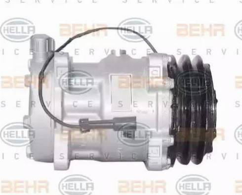 HELLA 8FK 351 119-311 - Компрессор кондиционера autospares.lv