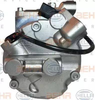 HELLA 8FK 351 114-951 - Компрессор кондиционера autospares.lv