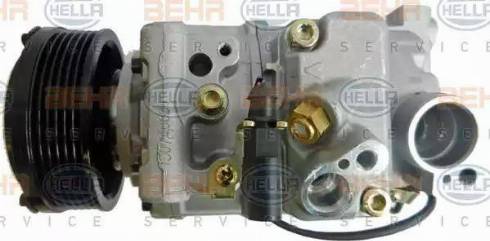 HELLA 8FK 351 114-961 - Компрессор кондиционера autospares.lv