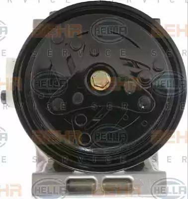 HELLA 8FK 351 114-561 - Компрессор кондиционера autospares.lv